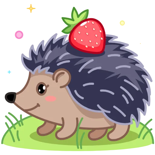 🦔 Эмодзи «Анимированный набор эмоджи с открытками» для Telegram