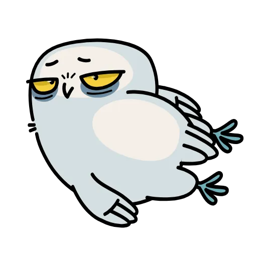 🫠 Эмодзи «Сова» для Telegram