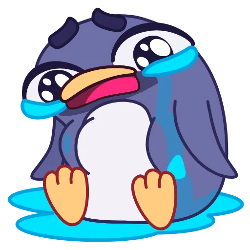 😭 Эмодзи «Penguin» для Telegram