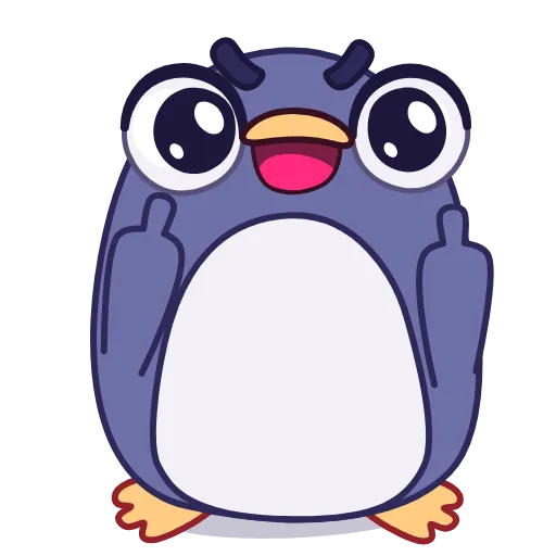 🖕 Эмодзи «Penguin» для Telegram
