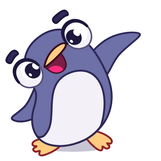 Стикерпак Penguin для Telegram
