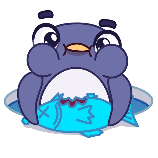 😋 Эмодзи «Penguin» для Telegram