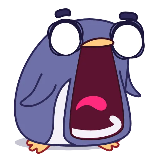 😱 Эмодзи «Penguin» для Telegram