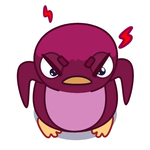 😡 Эмодзи «Penguin» для Telegram