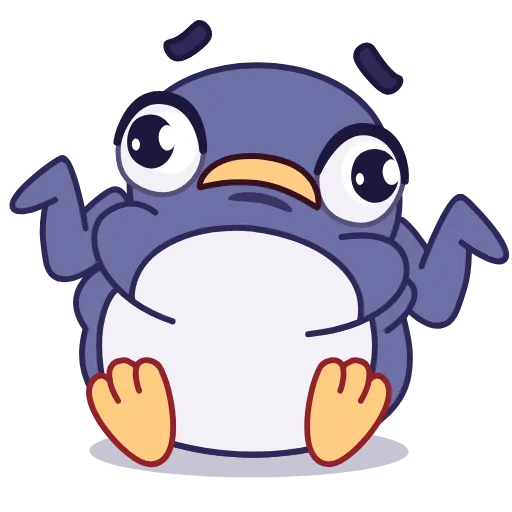 🤷‍♂️ Эмодзи «Penguin» для Telegram