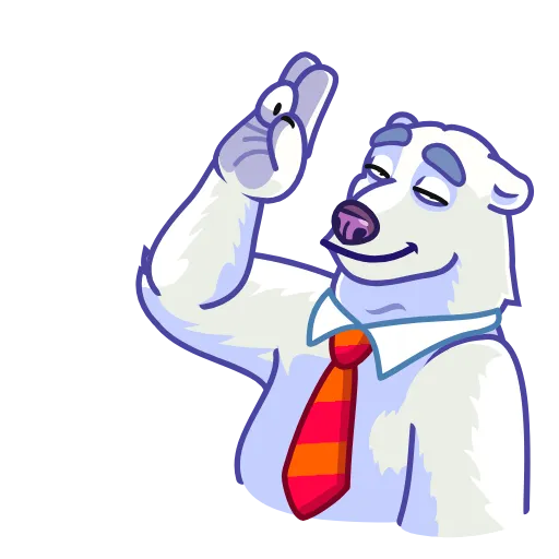 👋 Эмодзи «Polar Bear» для Telegram