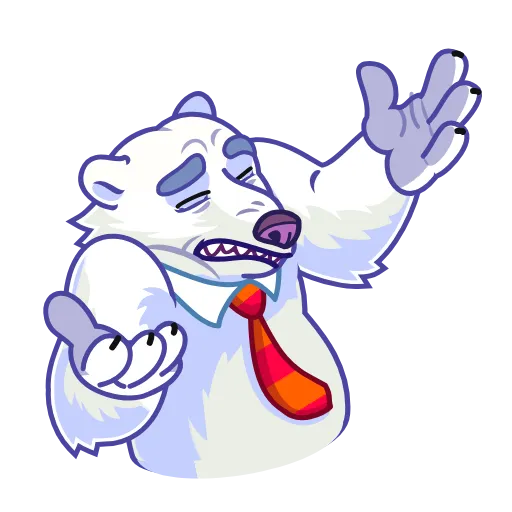 🤷‍♂ Эмодзи «Polar Bear» для Telegram