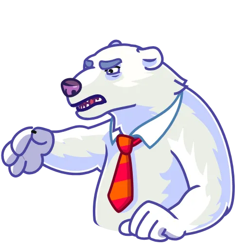 🤦‍♂ Эмодзи «Polar Bear» для Telegram