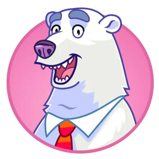 ☺️ Эмодзи «Polar Bear» для Telegram