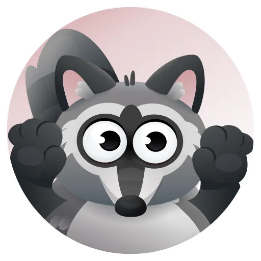 🕺 Эмодзи «Енот» для Telegram