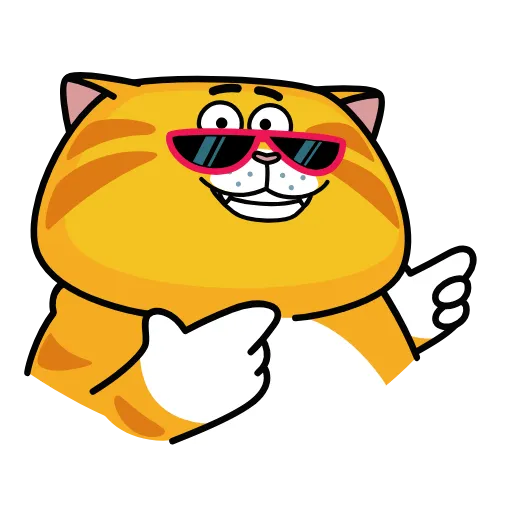 😉 Эмодзи «Рыжий кот» для Telegram