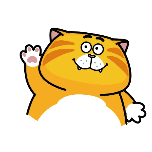 👋 Эмодзи «Рыжий кот» для Telegram