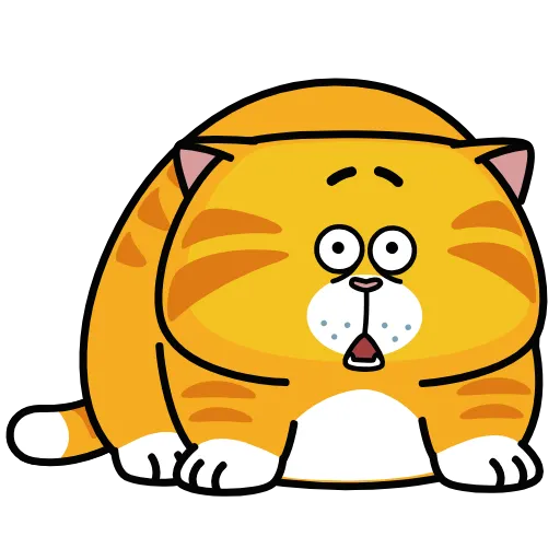 😨 Эмодзи «Рыжий кот» для Telegram