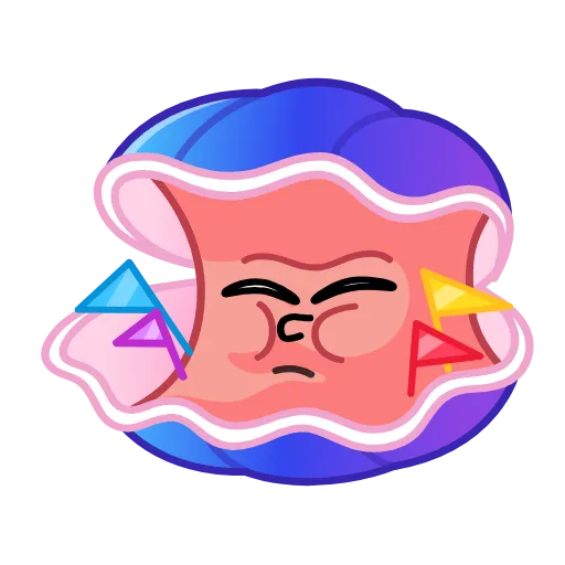 🥳 Эмодзи «Ракушка» для Telegram