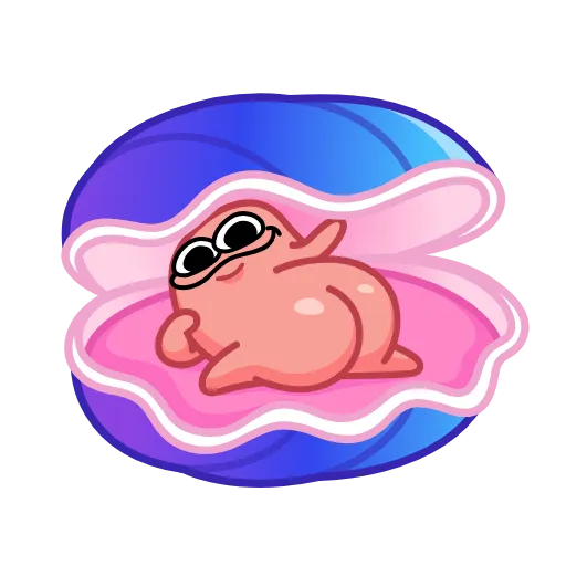 👋 Эмодзи «Ракушка» для Telegram