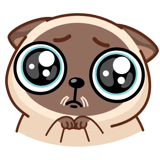 🥹 Эмодзи «Сиамский кот» для Telegram