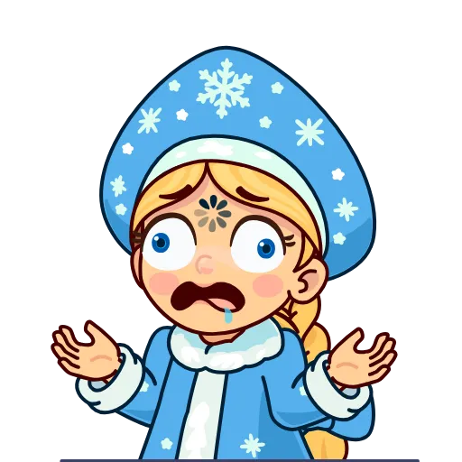 🤷‍♀️ Эмодзи «Снегурочка» для Telegram