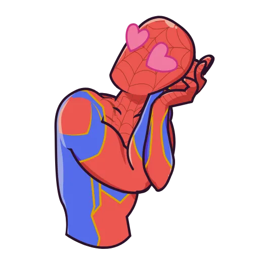 😍 Эмодзи «SpiderMan» для Telegram