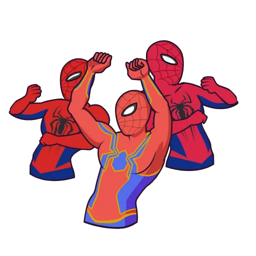 Стикерпак SpiderMan для Telegram