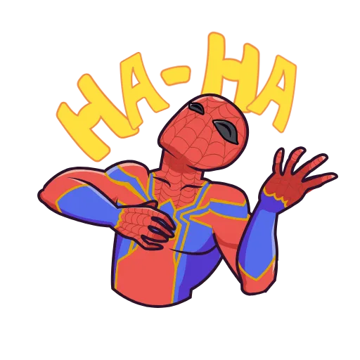 😂 Эмодзи «SpiderMan» для Telegram
