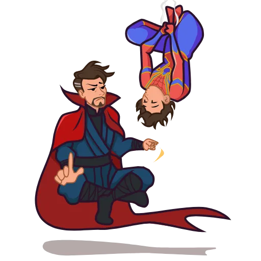 🙃 Эмодзи «SpiderMan» для Telegram
