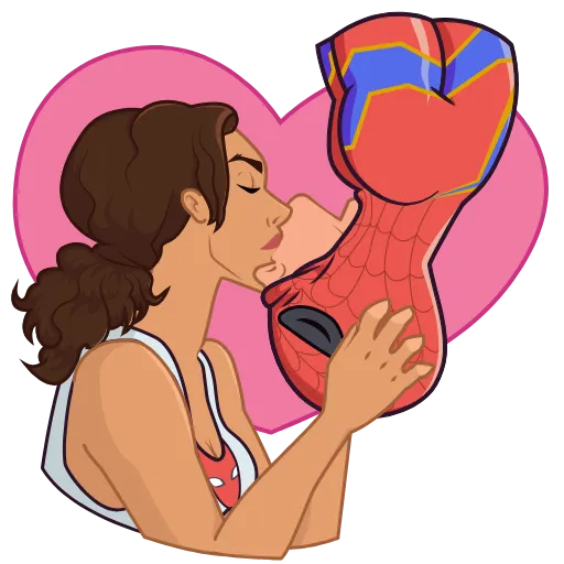 😘 Эмодзи «SpiderMan» для Telegram