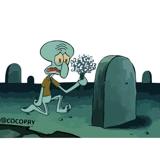 😢 Эмодзи «Squidward» для Telegram