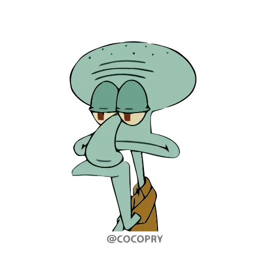 🤔 Эмодзи «Squidward» для Telegram
