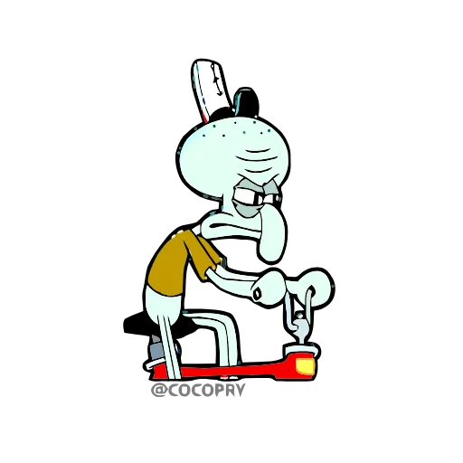 🚴‍♂️ Эмодзи «Squidward» для Telegram
