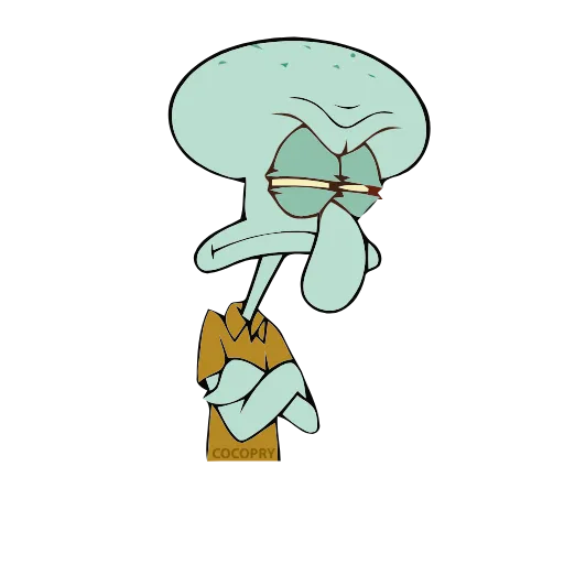 😒 Эмодзи «Squidward» для Telegram