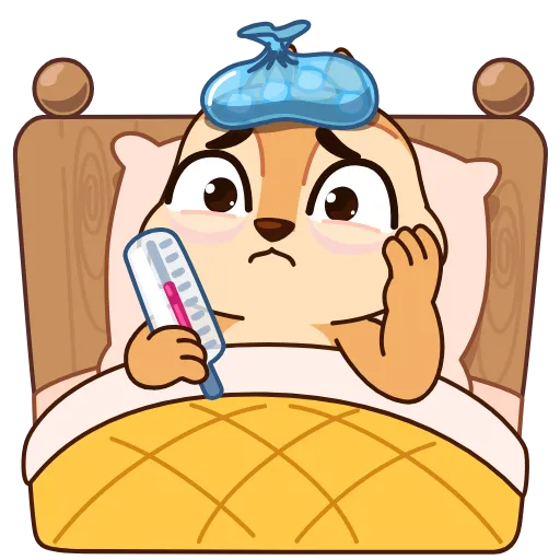 🤒 Эмодзи «Анимированный набор эмоджи с Белочкой» для Telegram