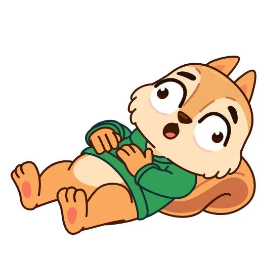 😂 Эмодзи «Анимированный набор эмоджи с Белочкой» для Telegram