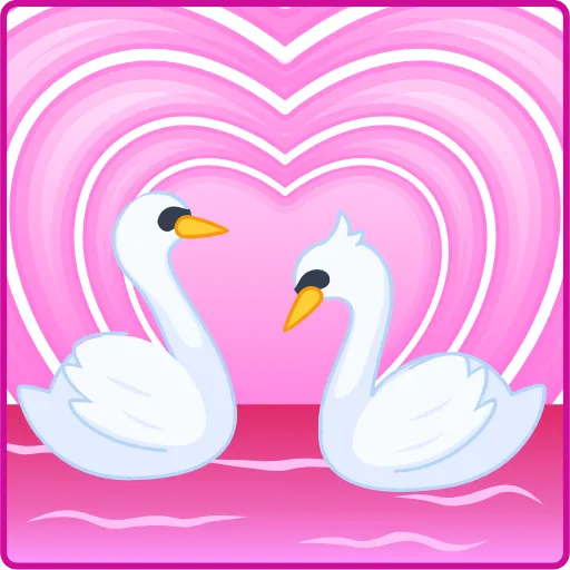 🦢 Эмодзи «Лебединое озеро» для Telegram
