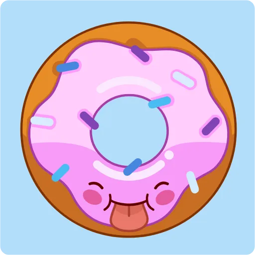 🍩 Эмодзи «Анимированный набор эмоджи с Вкусняшками» для Telegram