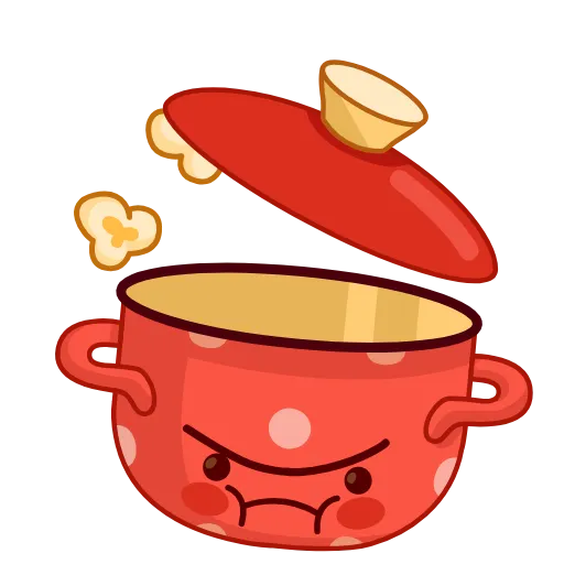 🥘 Эмодзи «Анимированный набор эмоджи с Вкусняшками» для Telegram