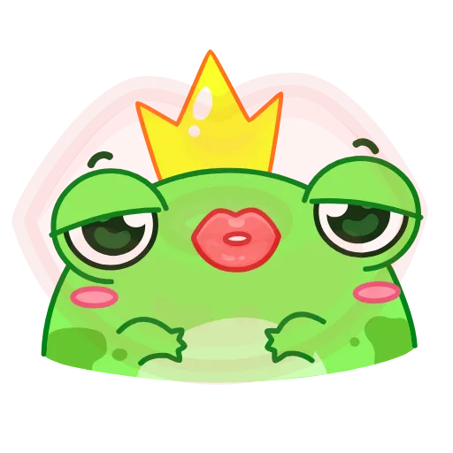 🐸 Эмодзи «Царевна-лягушка» для Telegram