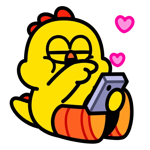 ❤️ Стикер «Цып» для Telegram