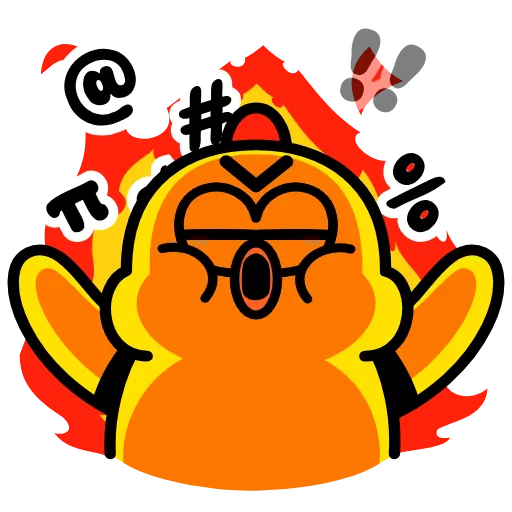 🤬 Стикер «Цып» для Telegram