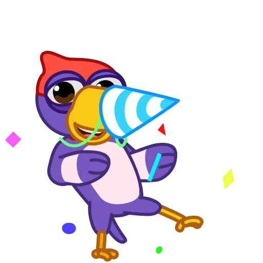 🥳 Эмодзи «Woodpecker» для Telegram