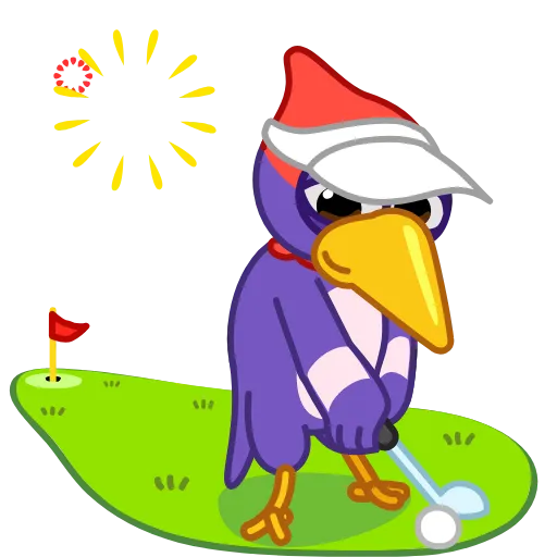 ⛳️ Эмодзи «Woodpecker» для Telegram