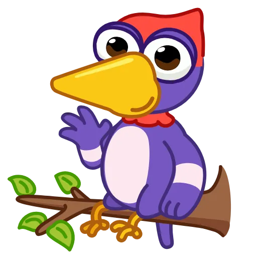 👋 Эмодзи «Woodpecker» для Telegram