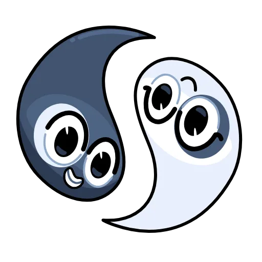 🙃 Эмодзи «Yin Yang» для Telegram
