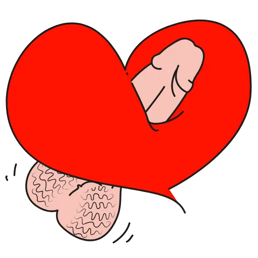 💋 Стикер «Animated dicks» для Telegram