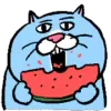 🍉 Эмодзи «Animated Ehcat» для Telegram
