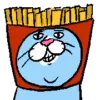 🍟 Эмодзи «Animated Ehcat» для Telegram
