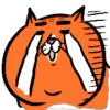 😭 Эмодзи «Animated Ehcat» для Telegram