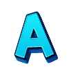 🐶 Эмодзи «Синие английский буквы» для Telegram