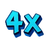 😎 Эмодзи «Синие английский буквы» для Telegram