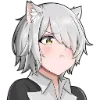 😐 Эмодзи «Anime Girl» для Telegram