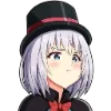 😐 Эмодзи «Anime Girl» для Telegram